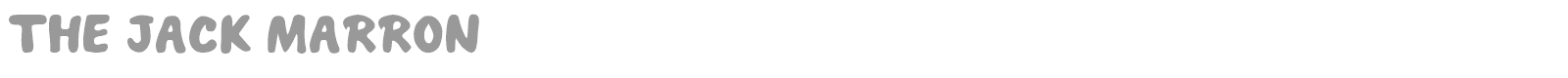 The Jack Marron font preview